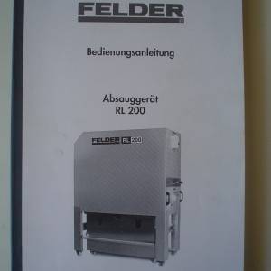 Felder RL 200 - industrijski mobilni odsis za piljevinu