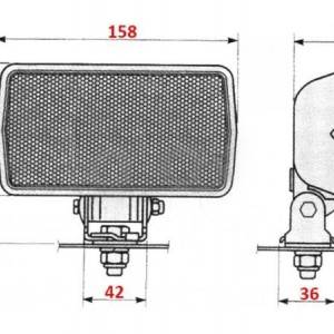 HALOGENSKO RADNO SVJETLO ZA TRAKTOR