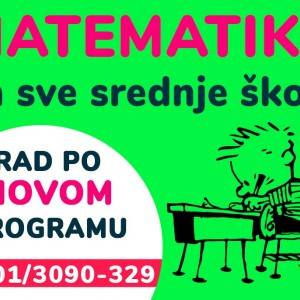 Instrukcije iz MATEMATIKE za sve srednje škole