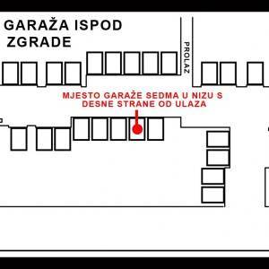 Podzemna GARAŽA MEDPOTOKI 2 Gajnice 17,00 metara kvadratnih