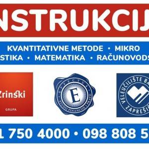 Instrukcije iz financija, mikro, statistike, matemat, gospodarske mat