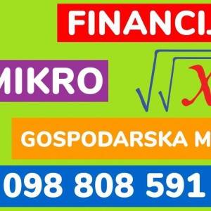 Instrukcije iz OSNOVA EKONOMIJE 1 i 2