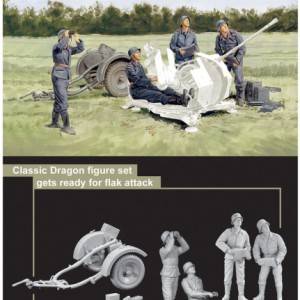 Maketa figurice 2 cm Flak Crew w/SD.Ah.51 1/35 1:35