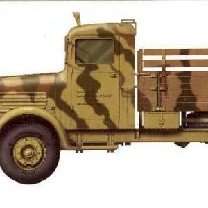 Maketa kamion Bussing Nag L4500S Kursk Luftwaffe 1/35 1:35