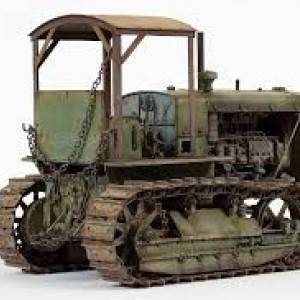 Maketa oklopnjak Russian ChTZ S-65 Tractor 1/35 1:35
