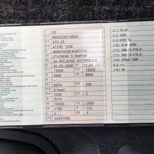 Mercedes ATEGO 1228 vučna