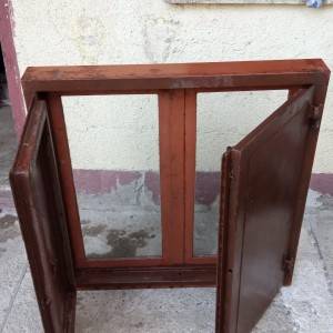 Željezni prozor neprobojni, sa šalaporkama 90x90