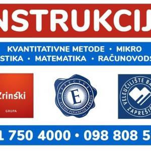 Instrukcije iz financija, mikroekonomije, osnova ekonomije, statistike