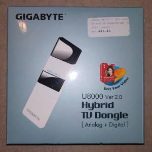 GIGABYTE U8000 rev. 2.0 HYBRID TV DONGLE (Analog + Digital)