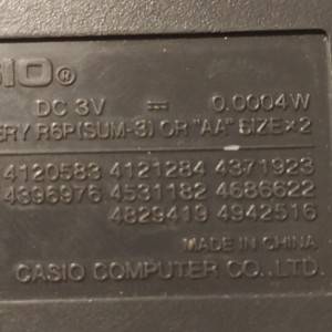 CASIO FX-82SX FRACTION