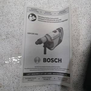 Bosch PROFACTOR 18V Hitman 178SDSMax Rotary Hammer Kit GBH18V45CK24  W