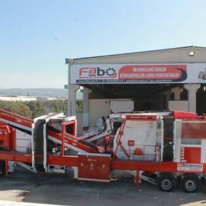 FABO PRO 150 Polovna mobilna drobilica-separacija za krečnjak