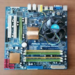 ASRock G43Twins-FullHD+Intel Core 2 Duo E8400@3.00GHz+2GB DDR2 (148)