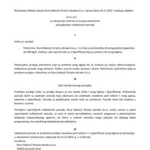 Linija za proizvodnju drvenog peleta