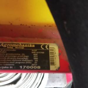 Atomizer mošeni 440 l Agromehanika
