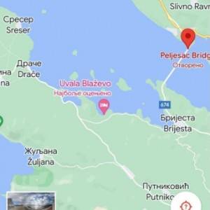Plac na moru Peljesac-Hrvatska