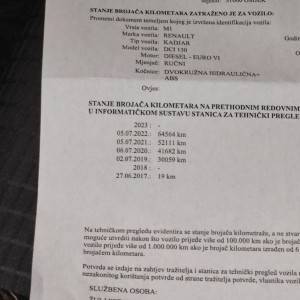Renault Kadjar 1,6 dci 1 VL. HR. Auto - ZAMJENA ZA KOMBI !!!
