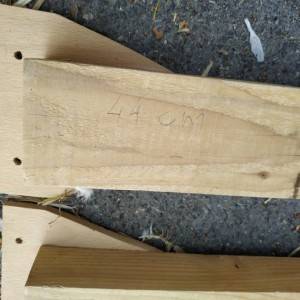 Drvene noge za maketu H0 N Z visine 44cm