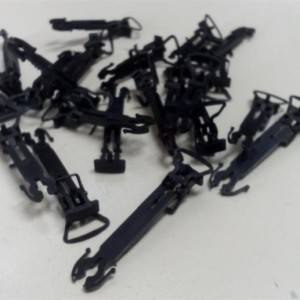 Rivarossi plastične standardne kopče za 4 i 6 osovinske USA
