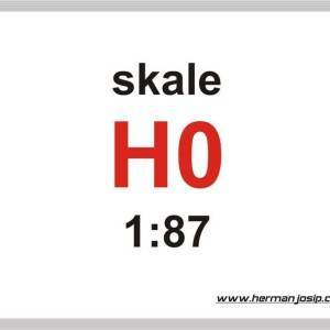Prodajem isprintane znakove HŽ-a na A4 za modele vlakova H0