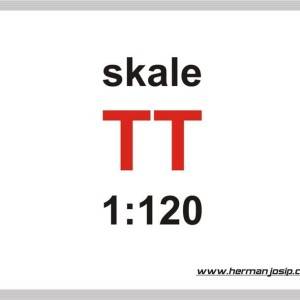 Set osvjetljenje za putničke vagone SMD žuto L=200mm H0 1:87