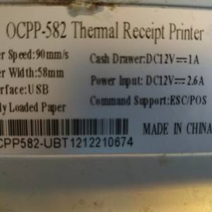 Termo pisač printer OCPP-582 58mm korišten ispravan
