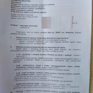 Građevinsko zemljište u Brezovici - 7 km od Arene Zagreb