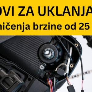 Čipovi za skidanje blokade motora na e-biciklu