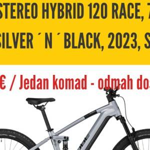 CUBE STEREO HYBRID 120 RACE, 750 Wh, 2023 (Veličina: L/20")