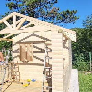 Emaus vrtna kućica 3x3+2m