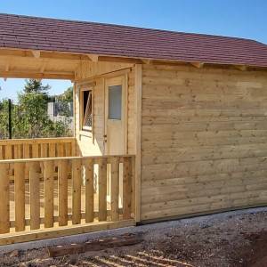 Emaus vrtna kućica 3x3+2m