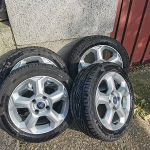 Alu felge 15 FORD 4x108, 4 kom + 4 GUME UNIROYAL 2021. SAMO 90 EUR/KOM