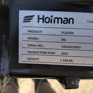 PLUG HOFMAN 3 BRAZDE OKRETAČ!!!