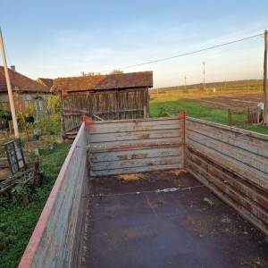 Prikolica trostrani kiper 9.5 tona - vrhunsko stanje, ZAMJENA ROTO DRLJAČE 3 M ILI DRUGO