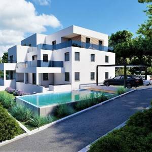 Projekt vile s bazenom (3 apartmana) - Milna (otok Brač)