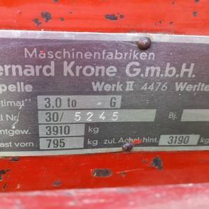 Prikolica za gnoj Krone Optimat