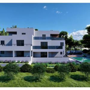 Projekt vile s bazenom (3 apartmana) - Milna (otok Brač)
