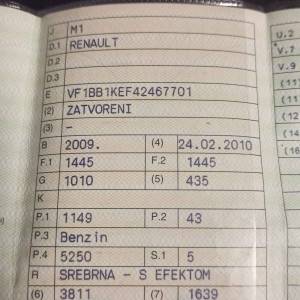 Prodajem Renault Clio Storia, 2009. g., samo 87.500 km