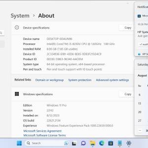 ️HP EliteBook x360, i5–8350U, 8GB, 500GB NVMe, Hybrid (2-in-1) + Office paket️