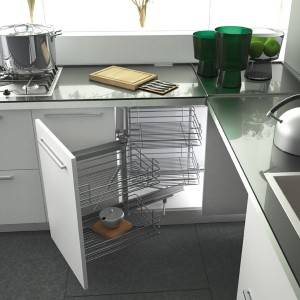 MAGIC CORNER - kuhinjska kutna izvlačna košara - NOVO