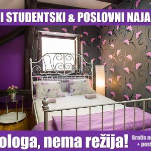 Studentski i poslovni najam/ZG-centar, nema pologa, nema režija!/