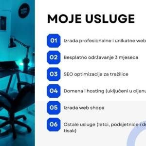 Izrada web stranice | 59€ |