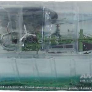 Metalna gotova maketa model helikopter Alouette 2 diecast 1/72 1:72