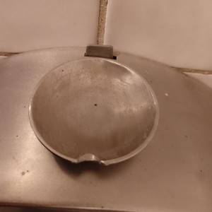 Industrijski inox metalni držač za wc papir promjera 37 cm