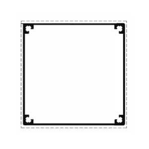 ALU STUB ZA OGRADU 100X100