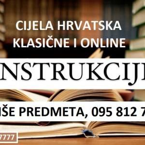 Instrukcije Matematika, Fizika, Kemija, Biokemija, Statistika, Elektrotehnika Mehanika Termodinamika