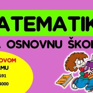Instrukcije iz matematike za osnovnu školu
