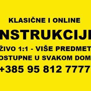 INSTRUKCIJE: MATEMATIKA, FIZIKA, KEMIJA, BIOKEMIJA, GOSPODARSKA MATEMATIKA, MEHANIKA, ELEKTROTEHNIKA