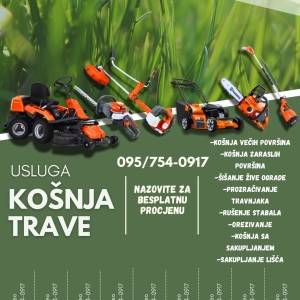 Usluga Košnja trave *TRAVKO*