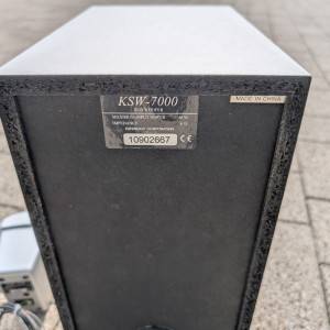 Subwoofer Kenwood KSW-7000 i dva zvučnika